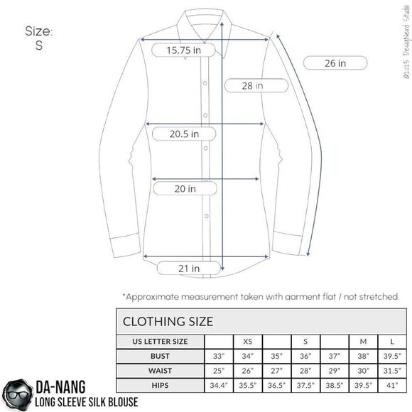 DA-NANG BOHEME SILK BUTTON DOWN LONG SLEEVE BLOUSE IN VINTAGE SUNSET ABSTRACT - Picture 9 of 12